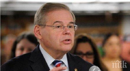 сенатор менендес обвинен корупция