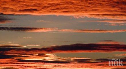 слънчево цялата страна дъждовете спират