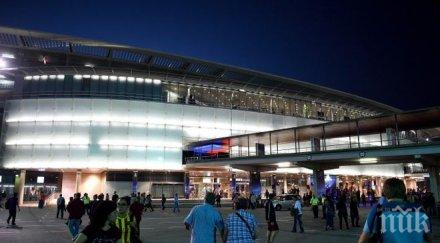 годишен отправи бомбена заплаха барселона атлетик билбао