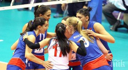 сърбия първият полуфиналист евроволей 2015