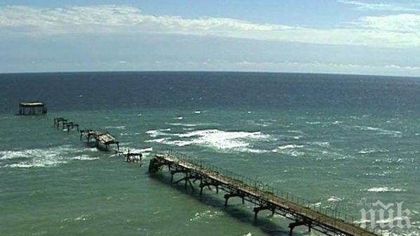 Възстановяват морската естакада при нос Шабла