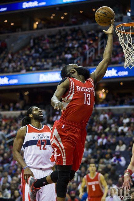 Хардън избухна с 51 точки за победа над Сакраменто