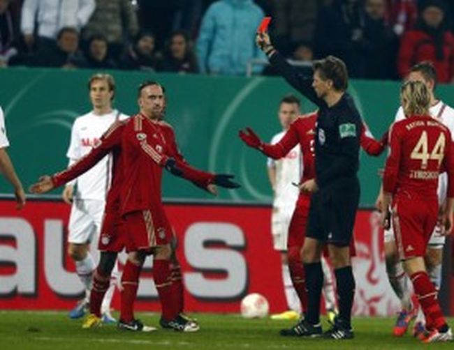  Рибери изгоря за два мача от Купата на Германия