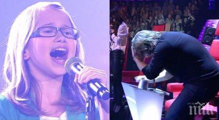 годишна яви конкурс таланти kогато започна пее винаги обичам съдиите многократно натискаха бутоните