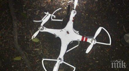 индия използват дронове разпръскване тълпи