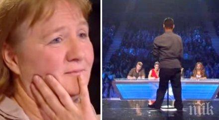 неговата тъжна история неговия глас шокираха журито публиката