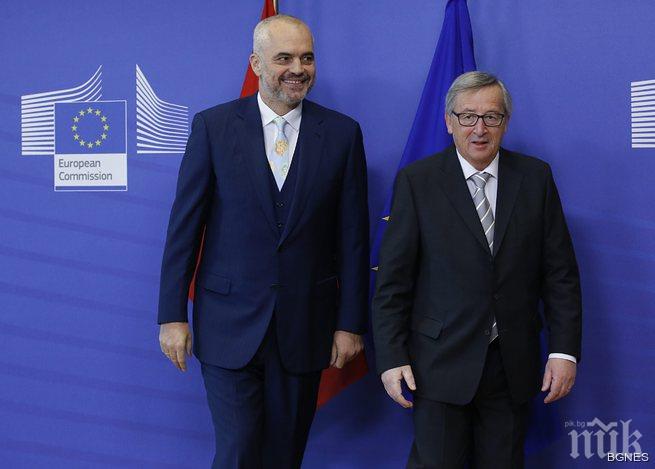 Обявиха Еди Рама и Хашим Тачи за почетни граждани на Улцин