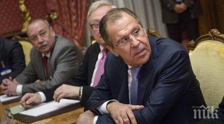 сергей лавров опасност надпревара въоръжаването