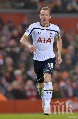 хари кейн извежда тотнъм капитанската лента бърнли