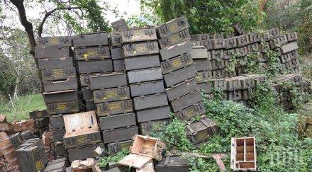 военнослужещи откриха броя боеприпаси иганово