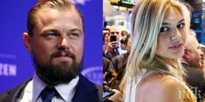 Лео ди Каприо влюбен до уши в колежка