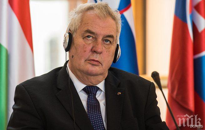 Американски посланик се обяснява на Милош Земан