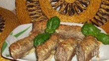 Пшеничени палачинки с месо