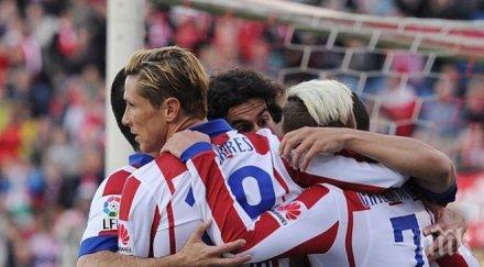 спокойна победа доближи атлетико барса реал