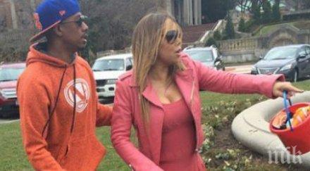 маря кери ник кенън събраха великден снимки