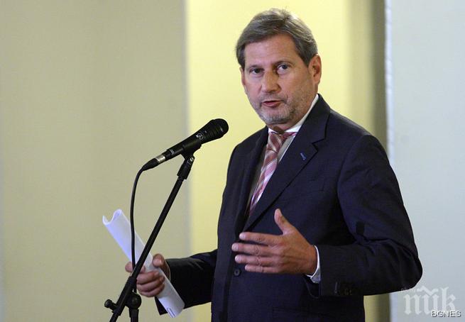 Йоханес Хан: Очаквам изход от кризата в Македония