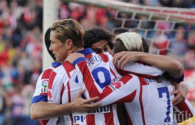 Спокойна победа доближи Атлетико до Барса и Реал 