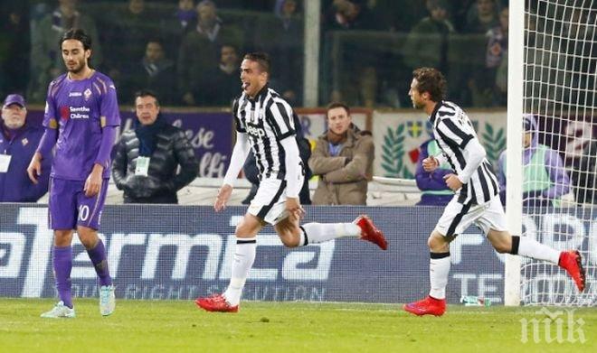 Юве прагази Виола насред Флоренция и е на крачка от дубъл