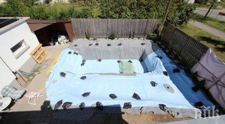 негова идея задния двор беше тотално ненормална докато видях завършена