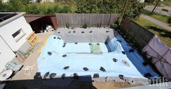 Тази негова идея за задния двор беше тотално ненормална, докато не я видях завършена!