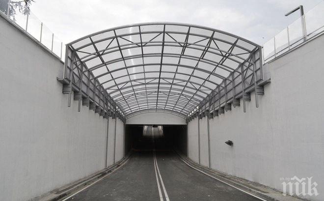 Отвориха подземна улица за коли в Бургас

