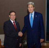 Историческа среща на първите дипломати на САЩ и Куба