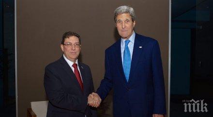 историческа среща първите дипломати сащ куба