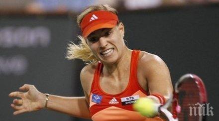 кербер детронира петкович чака кийс финала чарлстън