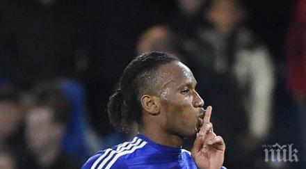 дрогба води атаката челси лофтъс роуд