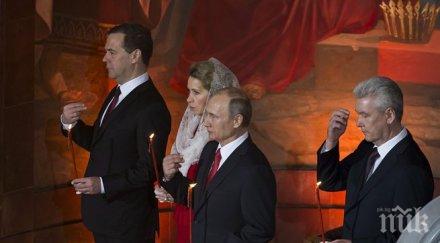 путин поздрави православните възкресение христово