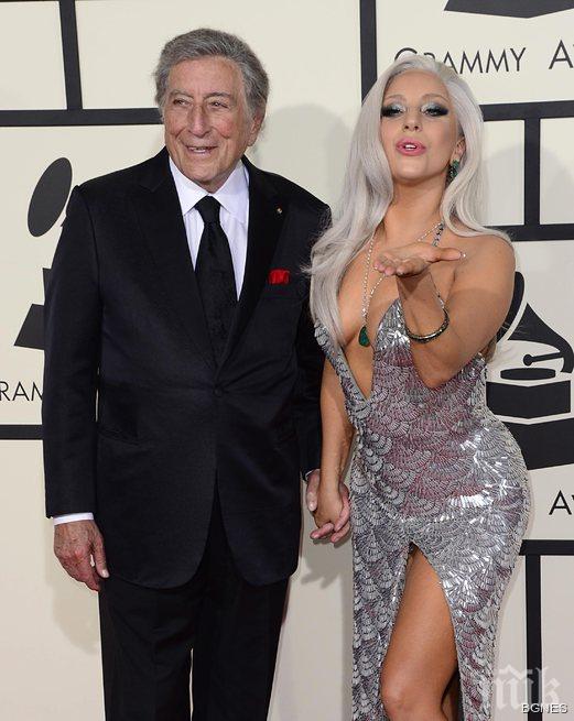 Лейди Гага вечеря с Елтън Джон в Холивуд