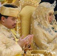 Синът на султана на Бруней вдигна пищна сватба (видео)