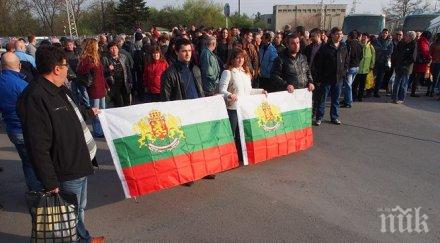 400 работници терем блокираха пътя варна белослав