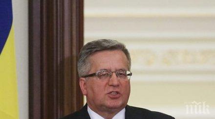 трамваят президента полша дерайлира