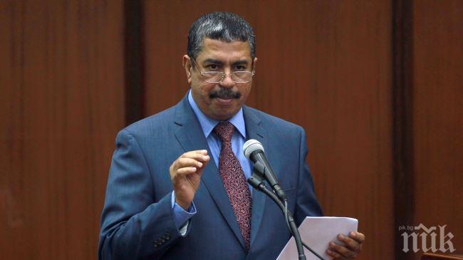 Йеменският вицепрезидент положи клетва в Саудитска Арабия