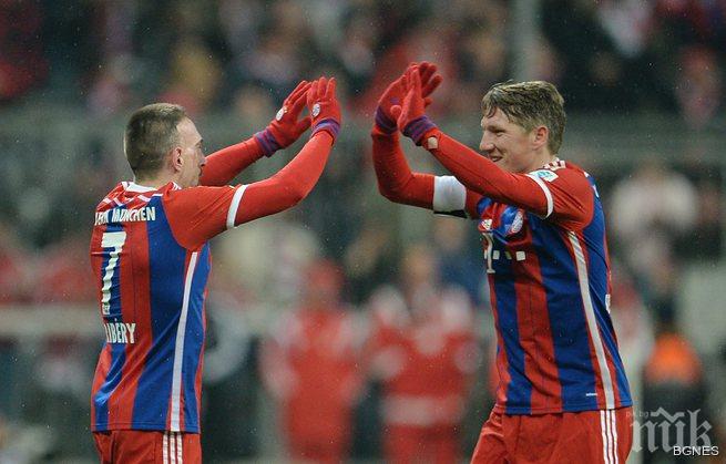 Рибери и Швайнщайгер пропускат първия мач с Порто