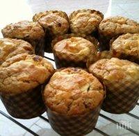 Ароматни пълнозърнести кексчета с билки