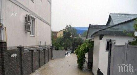 воден сибир 200 домове наводнени