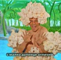 Майтап! Икебаната гол и с перушина в новия си музикален продукт (видео)