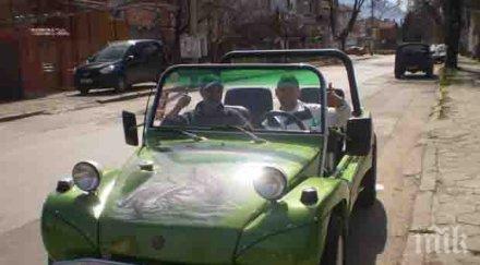 куриоз ром кюстендил кара порше уникат 1957 снимка