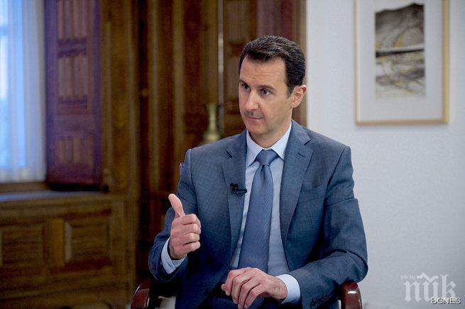 Асад: Най-опасни за Сирия са джихадистите от Скандинавия 