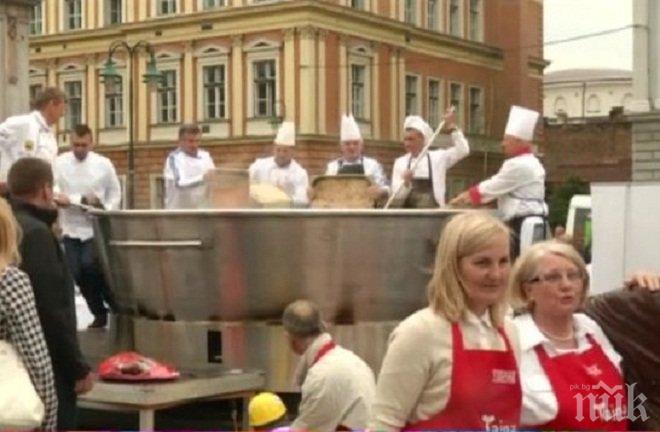 В Босна сготвиха 4 тона пилешка супа за Гинес