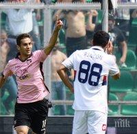 Ивайло Чочев блести с два гола за Палермо срещу Дженоа