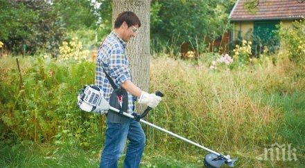 косят зелените площи ямбол