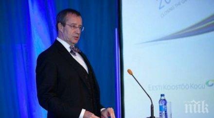 президентът естония развежда