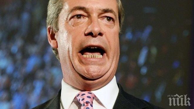 Фарадж обвини западни лидери за трагедиите в Средиземно море