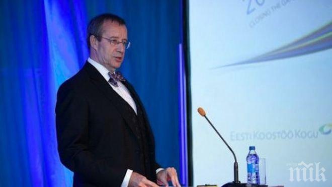 Президентът на Естония се развежда