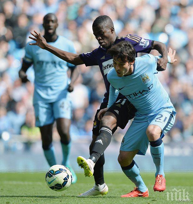 Манчестър Сити се върна към победите и се доближи на точка зад Юнайтед 