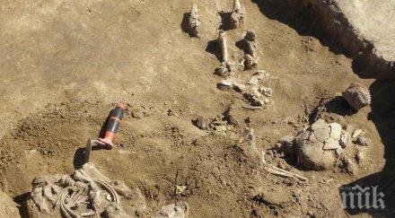 специалист шотландия изследва останките принесените жертва деца