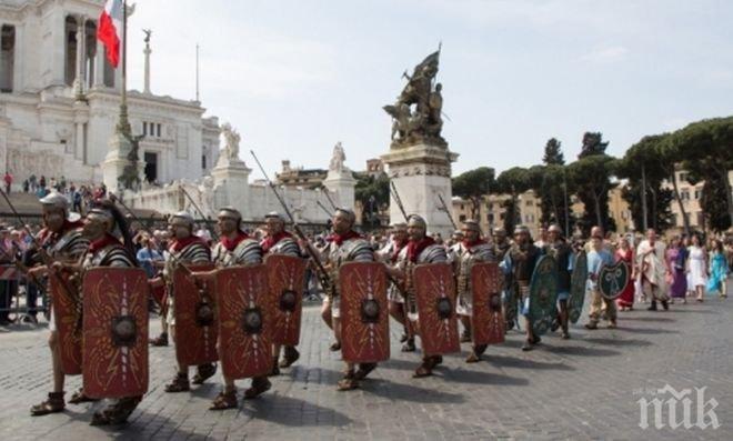 Римски легионери от Свищов участваха в празниците по повод 2768 години от основаването на Рим